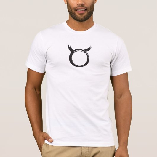 おうし座 春の占星術 ミニマル Tシャツ (正面)