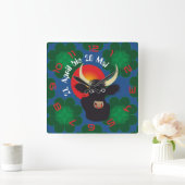 おうし座 4月21日～5月20日 スクエア壁時計 (ホーム)