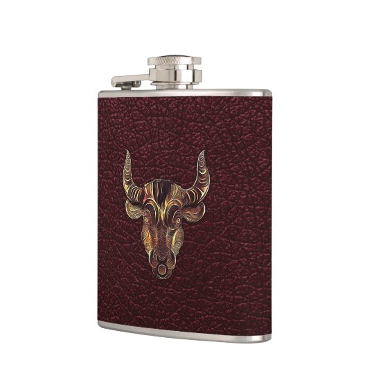 おうし青銅 フラスク (左)