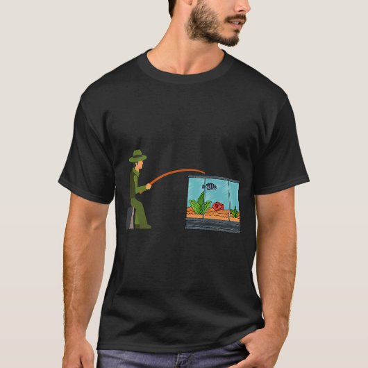 おうちで釣り旅行 Tシャツ (正面)