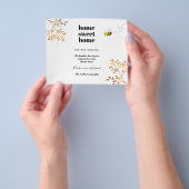 おうちに帰ろう ミツバチの引越しのお知らせ チラシ (手)