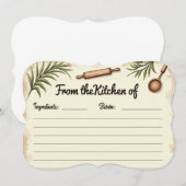 おうちのキッチンから - 素朴なレシピ (正面/裏面)