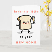 おうちの新しい門出に乾杯 カード (黄色い花)