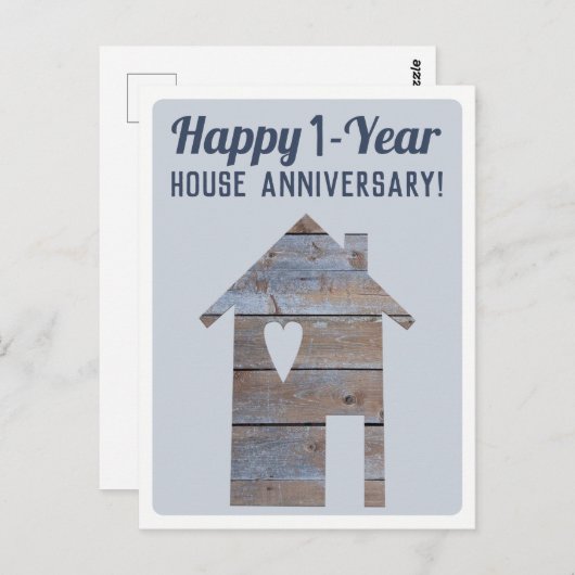 おうち1周年記念ポストカード ポストカード (正面/裏面)
