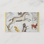 おおいぬ座およびMiのMonocerosの星座 名刺 (裏面)