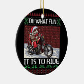 おおおもしろい乗りのバイクは何だ セラミックオーナメント (右)