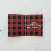 おおおもしろい鹿1年のバッファロープレイド鹿 シーズンカード (内部)