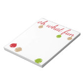 おおおもしろい!クリスマスデザイン ノートパッド (回転)