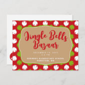 おおおもしろい!クリスマスベルのはがき シーズンポストカード (正面/裏面)