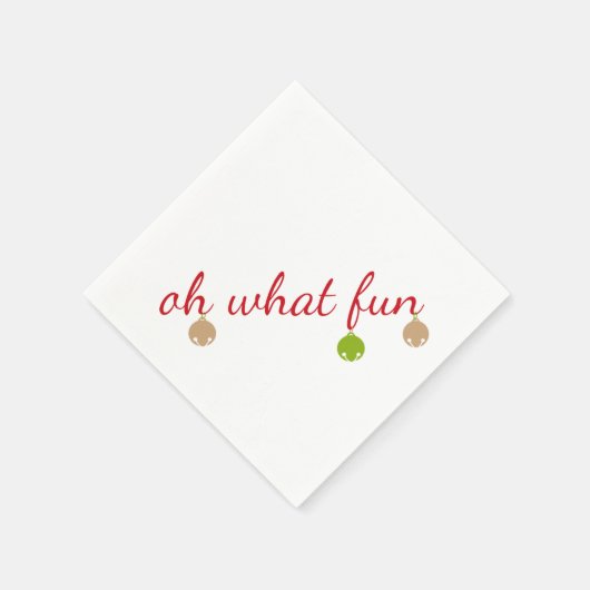 おおおもしろい!クリスマスベル紙ナプキン スタンダードカクテルナプキン (角)