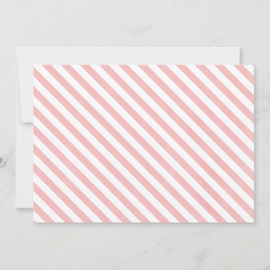 おおおもしろい!ターニングワンクリスマスファースト誕生日 招待状 (裏面)