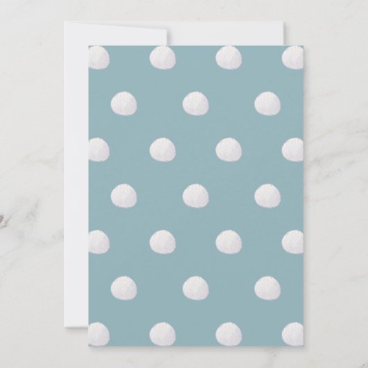 おおおもしろい!ペンギンスノーボールファイト誕生日 招待状 (裏面)