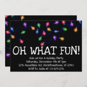 おおおもしろい!ホリデーパーティー招待状 招待状 (正面/裏面)