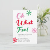 おおおもしろい!モダンフェスティバルスクリプトクリスマスパーティー 招待状 (スタンド正面)