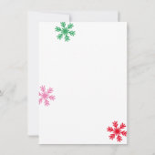 おおおもしろい!モダンフェスティバルスクリプトクリスマスパーティー 招待状 (裏面)