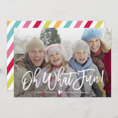 おおおもしろい!休日の写真カード シーズンカード (正面/裏面)