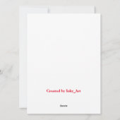 おおおもしろい!休日招待状 シーズンカード (裏面)