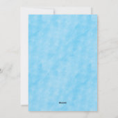 おおおもしろい!雪だるまクリスマスホリデー写真 シーズンカード (裏面)