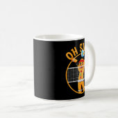 おおっと スナップ ジンジャーブレッドマン クリスマス バレーボール コーヒーマグカップ (正面右)