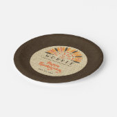 おおもしろいしゃあ素朴なたぐらつかれるまで ペーパープレート (アングル)