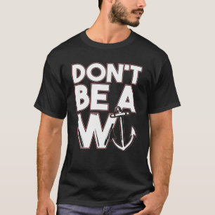 おおもしろいしゃれは気が狂わないWいかり Tシャツ