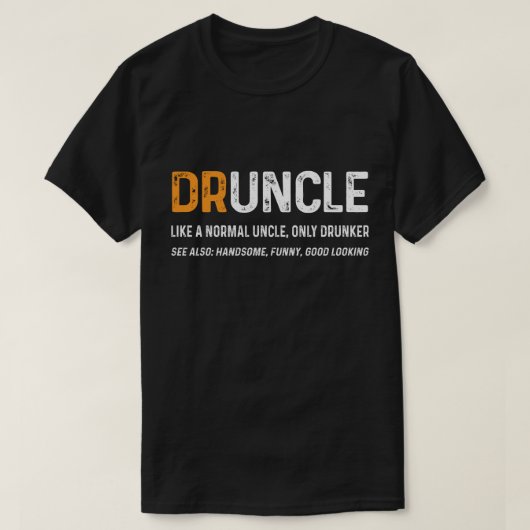 おおもしろいじの贈飲り物 Tシャツ (デザイン正面)