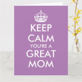 おおもしろいだまりの良い母の日の挨拶 カード (黄色い花)