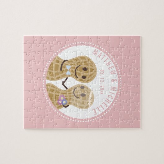 おおもしろいめでとうございます結婚 ジグソーパズル (横)