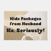 おおもしろいよびユーモアのあるウェルカムマット |パッケージの非表示 ドアマット (正面)