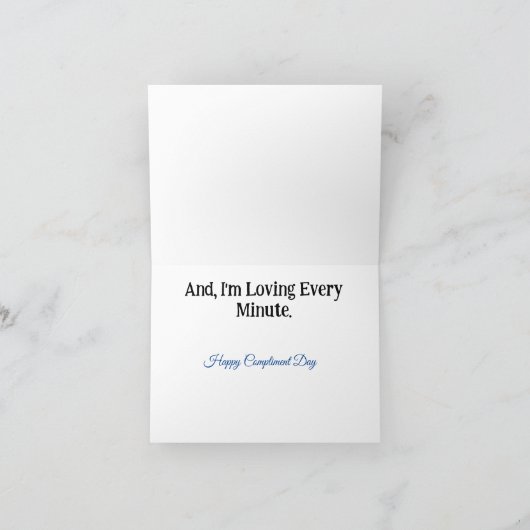 おおもしろい世辞は愚か者のように見える カード (内部)