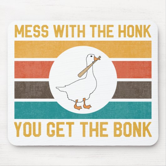 おおもしろい前がボンを手に入れるのはガチョウの糞 マウスパッド (正面)