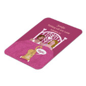 おおもしろい前と私と猫のバレンタカスタムイン マグネット (左側)