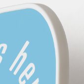 おおもしろい前のインクはここにあるPickle Martini – 青 ピックルボールラケット (左詳細)