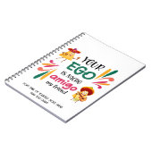 おおもしろい前のエゴはナチョアミゴカスタム文字 ノートブック (左側)