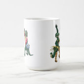 おおもしろい前の悪党とクロコダイル・プン・ロックアウト コーヒーマグカップ (中央)