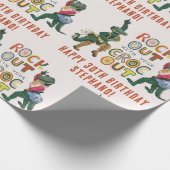 おおもしろい前の悪党とクロコダイル・プン・ロックアウト ラッピングペーパー (角)