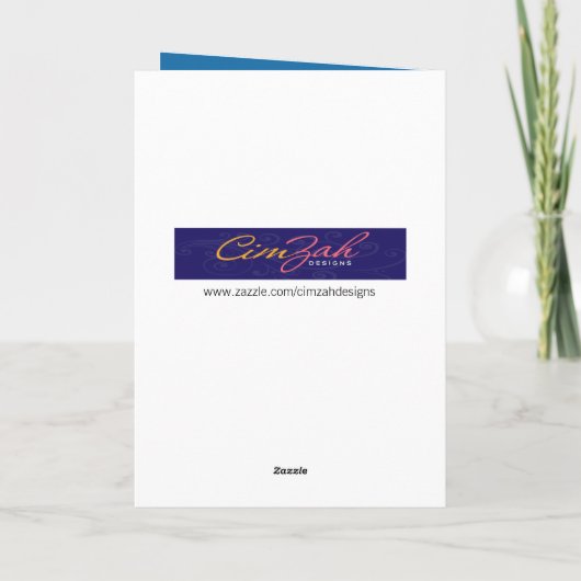 おおもしろい前の遊誕生日にトランプ カード (裏面)