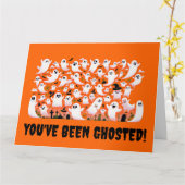 おおもしろい前はゴーストだ！幽霊 カード (黄色い花)