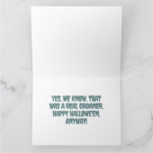 おおもしろい前はゴーストだ！幽霊 カード (内部)