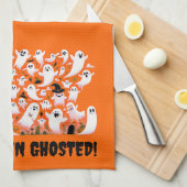 おおもしろい前はゴーストだ!幽霊 キッチンタオル (四つ折り)