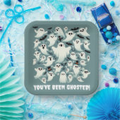 おおもしろい前はゴーストだ！幽霊 ペーパープレート (パーティー)