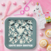 おおもしろい前はゴーストだ！幽霊 ペーパープレート (パーティー)