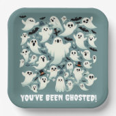 おおもしろい前はゴーストだ！幽霊 ペーパープレート (正面)