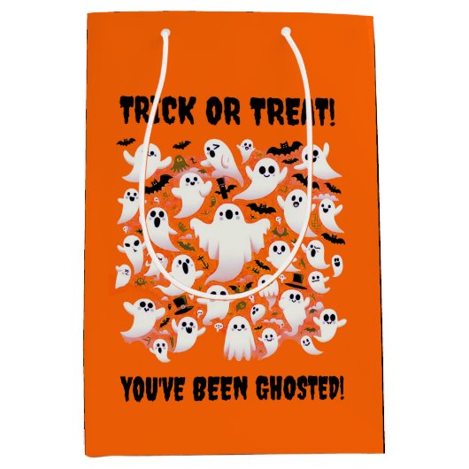 おおもしろい前はゴーストだ!幽霊 ミディアムペーパーバッグ (正面)