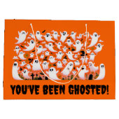 おおもしろい前はゴーストだ！幽霊 ラージペーパーバッグ (裏面)