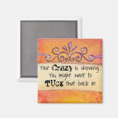 おおもしろい前は熱狂する磁石を出している マグネット (正面/裏面)