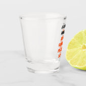 おおもしろい友達を飲まない引用文ユーモアパーティー ショットグラス (左)
