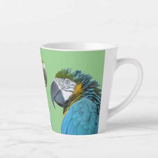 おおもしろい客様の話。BGグリーンラテマグ カフェラテマグ (右)