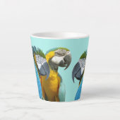 おおもしろい客様の話。BGブルーラテマグ カフェラテマグ (正面)