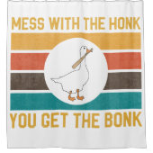 おおもしろい尻をガチャガチャとばす シャワーカーテン (正面)